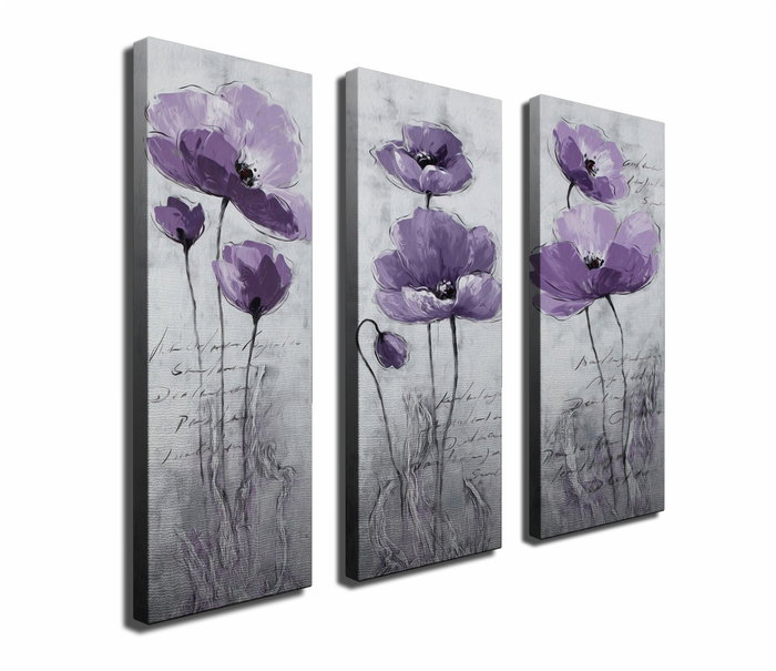 Wallity CU10 Lienzo Decorativo Multicolor (3 Piezas)
